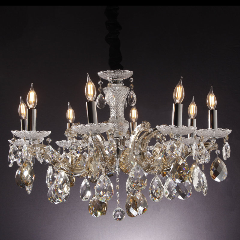 Lustree 6 lumières façon bougie/classique Roeder