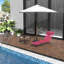 Chaise longue pliante, chaise longue de bronzage-1173141395