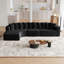 Ensemble de canapé modulaire en chenille de 131,1 pouces-656348066-656348068