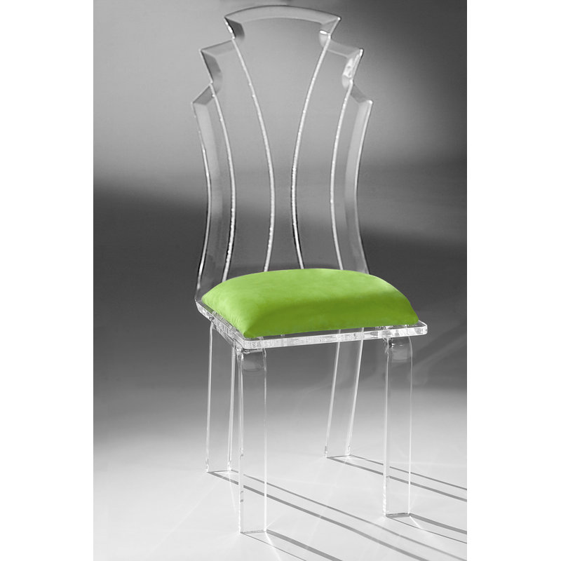 Maudell 19'' H Upholstered Side Chair, Lime