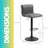 Baldinelli Height Adjustable Swivel Bar Stool