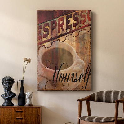 Espresso Yourself -Custom Wrapped Gallery Cavas