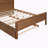 Wescott Platform Bed with Storage Headboard and a Big Drawer,Storage Bed,Bed Frame,Beds-443833561