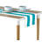 Turquoise Striped Table Runner 72" x 12"-27798653-27778790