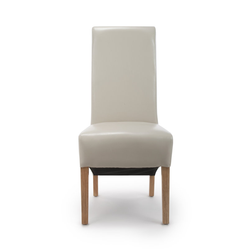 Boylston 116.8cm H Upholstered Side Chair, Ivory