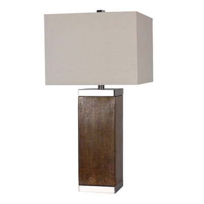 14-Inch A Box Shade Table Lamp