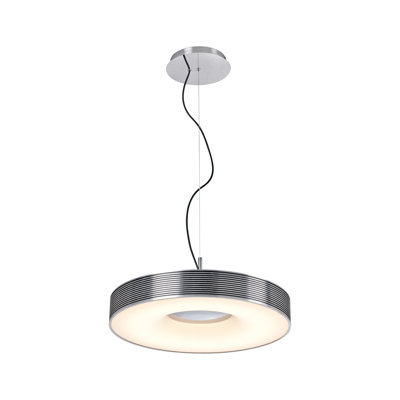 Lustre tambour unique à 1 lumière DEL