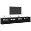 TV Cabinet Set 3 Pcs Black Oak Engineered Wood-1465420450
