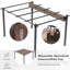 Auvent de remplacement pour pergola en polyester Aoodor-70467916