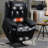 Dual Motor Infinite Position Up To 350 Lbs Electric Medium Size Genuine Leather Power Lift Recliner Chair With 8-Point Vibration Massage And Lumbar Heating-1352262559