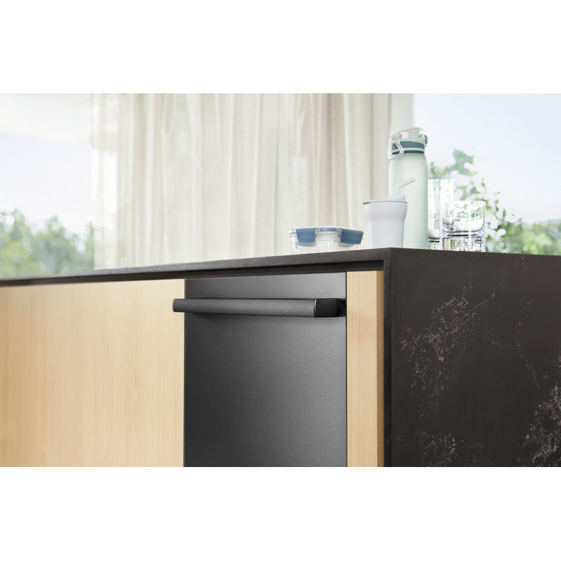 800 Series 24" Top Control Built-In Dishwasher with Stainless Steel Tub and Flexible 3Rd Rack, Black Inox