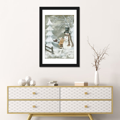 Making A Friend - Wall Art Print - Framed Fine Art Paper
