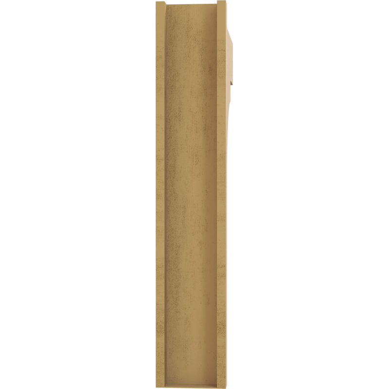 Bois de cèdre brut Funston Block TimberThane Perspector, brun clair apprêté, H 44 po x l 8 po x P 32 po