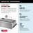 Lenta Retrofit Farmhouse Apron Front 16 Gauge Stainless Steel Single Bowl Kitchen Sink for Top Mount Installation-77518361