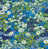 Bleu vif / vert sap