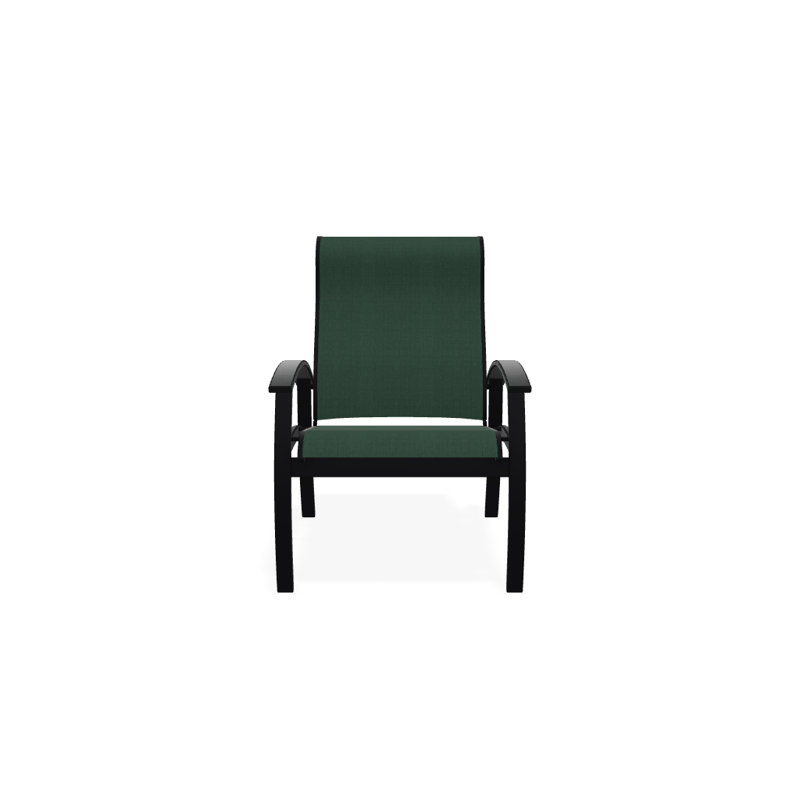 Chaise de patio Askar, Graphite texturé, Graphite classique, Vert forêt 22D Sunbrella® vert