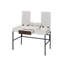Bureau d'écriture Verster Natural & Finish avec USB (sans les chaises de bureau)-1621755150