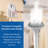 SALAV Complete Standing Garment Steamer with Pivoting Ironing Board & Auto Shut Off in Gray