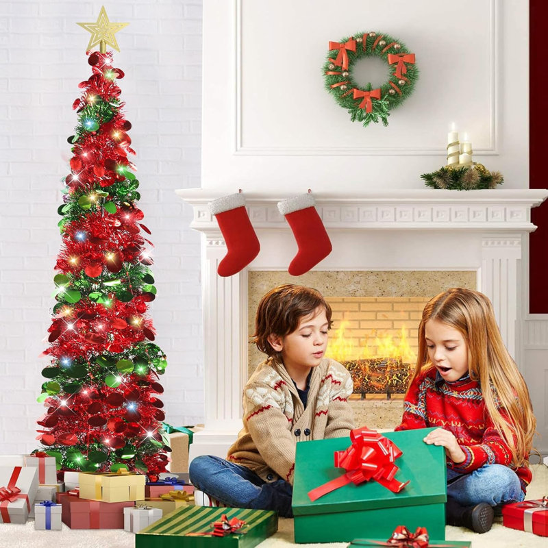 60cm H Lighted Artificial Christmas Tree