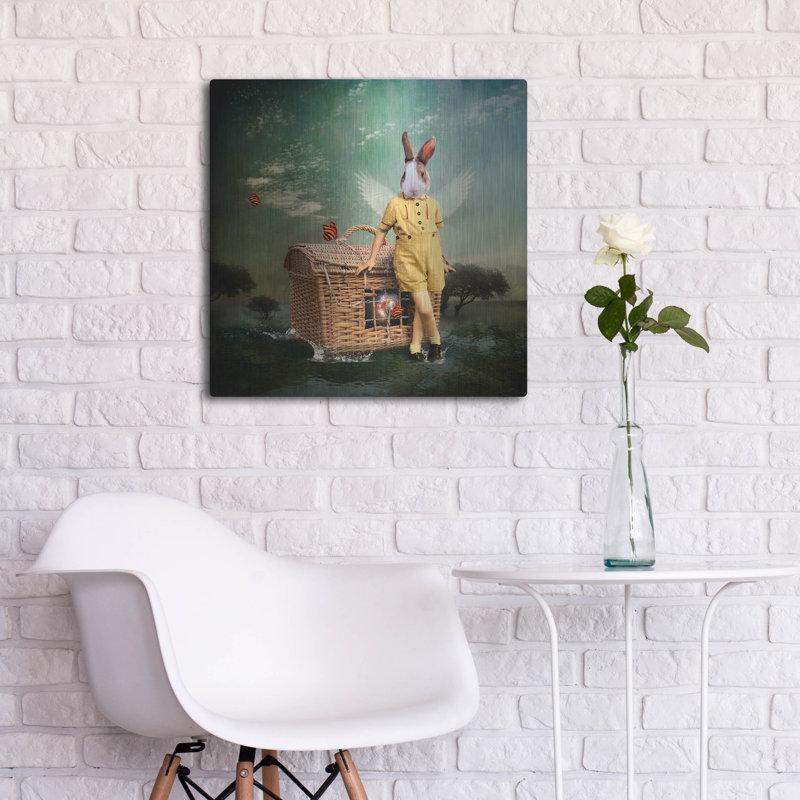 «The Guardian of The Universe» par Martine Roch, art mural en métal, H 24 po x l 24 po