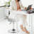 Modern Swivel Adjustable Height Accent Stool-992397486