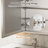 	Frameless LED Lighted Bathroom Medicine Cabinet with Dimmable Light, Tempered Glass, Build-in Outlet-1340850923-1340850916