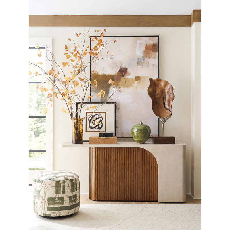 La Costa 71'' W Marble Console Table