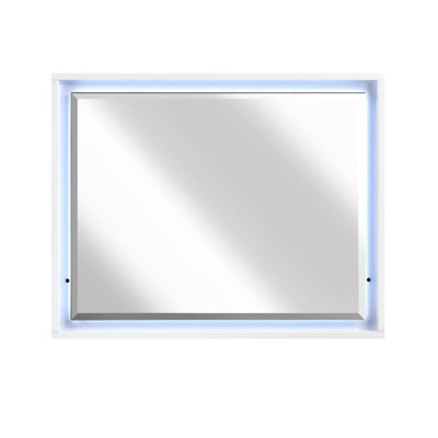 Brierley Touch-Activated LED Accent Mirror