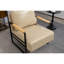 Élégante chaise d'appoint en cuir - pour la chambre à coucher, le salon, le fauteuil confortable et la durabilité et le style exceptionnels