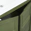 Meuble-lavabo de style rustique de 30 pouces avec lavabo en céramique, poignées de porte cachées, tablette réglable et charnières à fermeture en douceur avec armoire olive, rangement spacieux-766247796-766247797