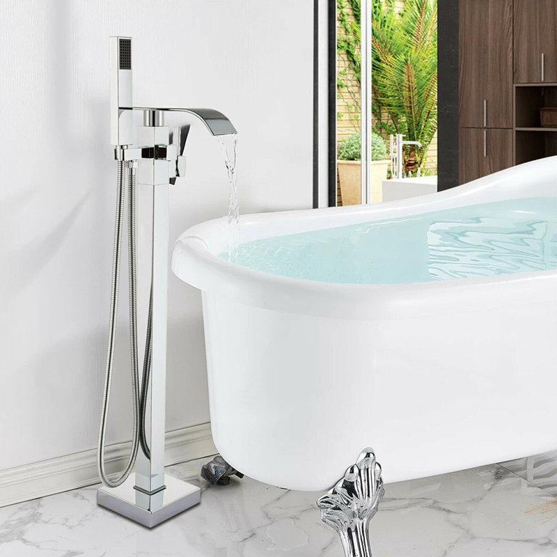 Mustecaplioglu Floor Waterfall Faucet Bath Filler