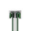 Porte de douche coulissante double avec finition, 56 - 60 "x 58", verre trempé de 1/4 "de 6 mm, cadre en aluminium, coffre de baignoire sécuritaire et tendance pour la salle de bain avec quincaillerie, protection de boîte en nid d'abeille