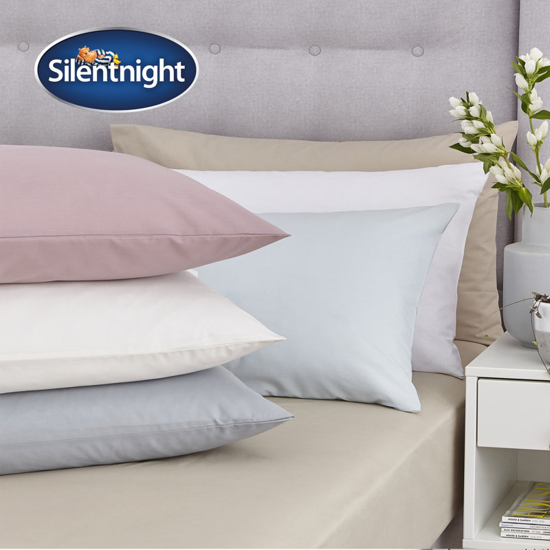 Silentnight Soft Cotton Rich Pillowcase Pair, White
