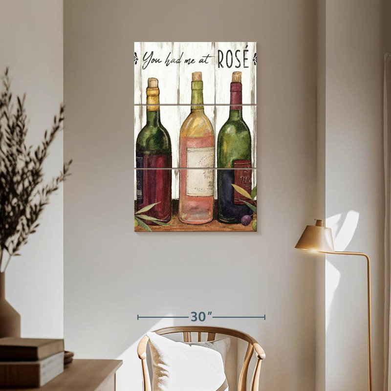 Yarlin Wine Bottles, 45" H x 28" W