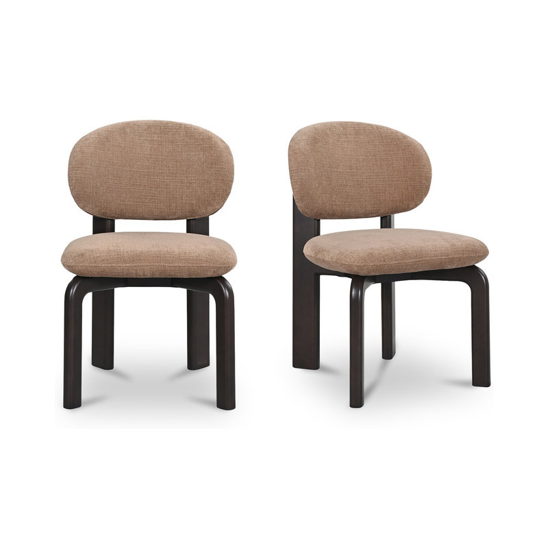 Sami Dining Chair Brown Set Of Two, Brown