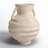Handcrafted Boho Pottery Vase with Paper Mache Detailing and Textured Artisan Design