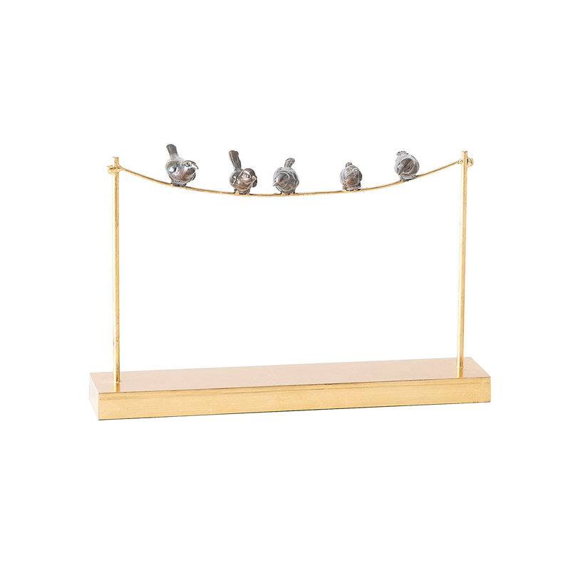 Iron Bird Figurine / Sculpture Decorative Object