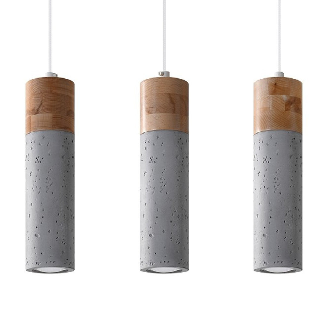 Amberle 3-Light Kitchen Island Cylinder Pendant