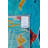 9' X 12' TURQUOISE Quality Wool New Handmade Modern Transitional Rug #I-1305