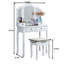 Ensemble coiffeuse et tabouret en bois Sanlo-1686761260