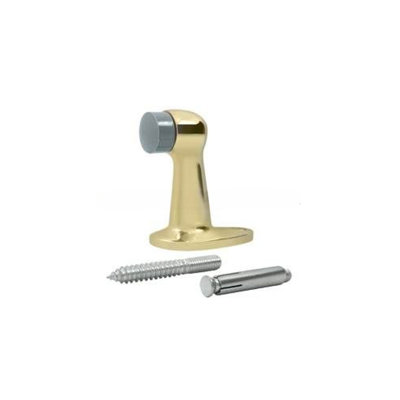 Deltana FDB278U3-UNL Floor Door Bumper 2-7/8", Solid Brass in Unlacquered Brass