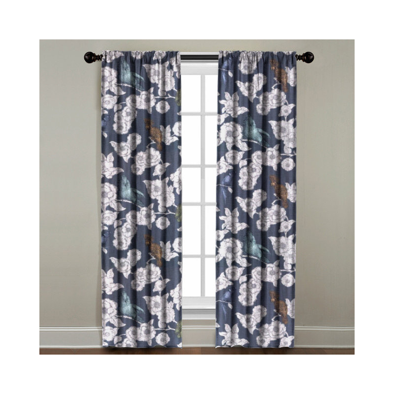 Room Darkening Curtain, 50" W x 84" L, Mint