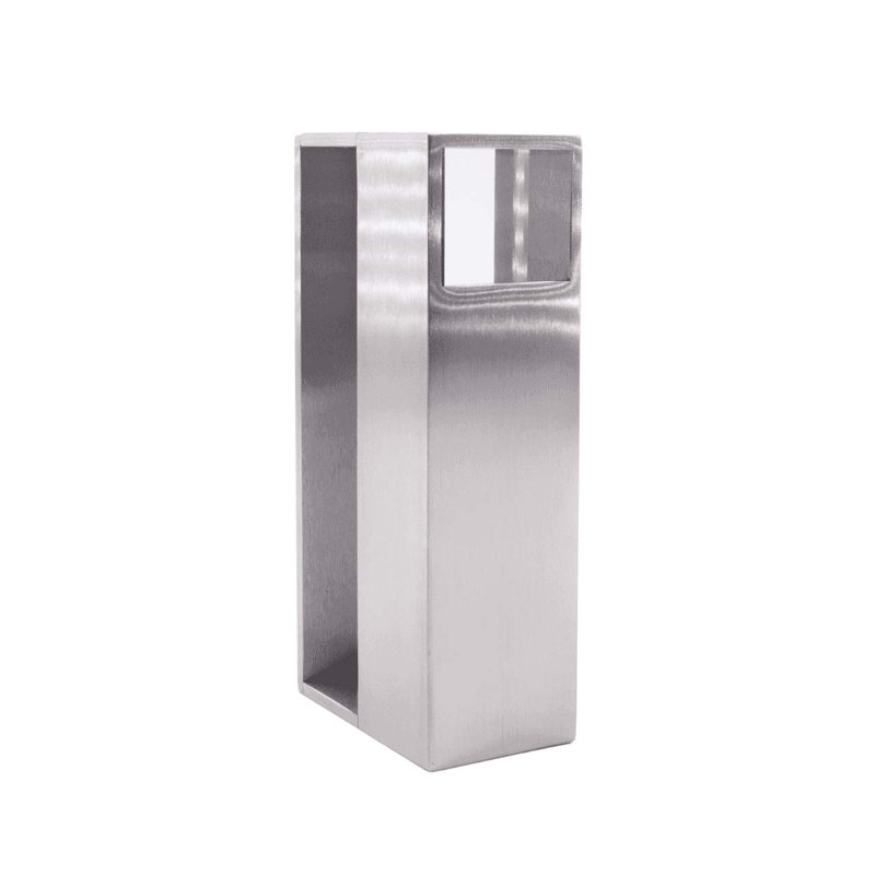 Poignée de porte coulissante Sugatsune en acier inoxydable, longue de 12 cm, finition satinée
