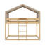Lit superposé simple en bois avec tente pour enfants - Dream Playhouse Design-1099116982