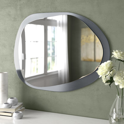 Floraine Glass Flat Wall Mirror