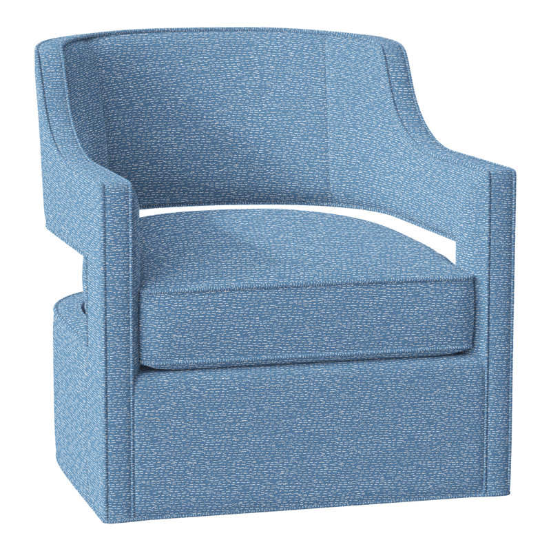 Fauteuil pivotant l 29,5 po Phoebe, Perigold Arigato Morning Glory
