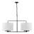 6 - Light Dimmable Drum Chandelier