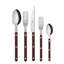 Bistrot Solid 5 - Piece Stainless Steel Flatware Set - Service for 1-1511118395