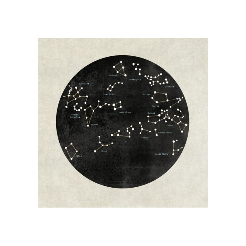 Spring Night Story Print by Guseul Park, Glass Coat, 54" H x 54" W x 1.5" D