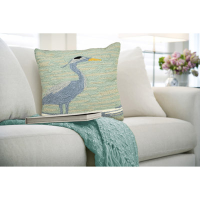 Abstract Indoor/Outdoor Throw Pillow